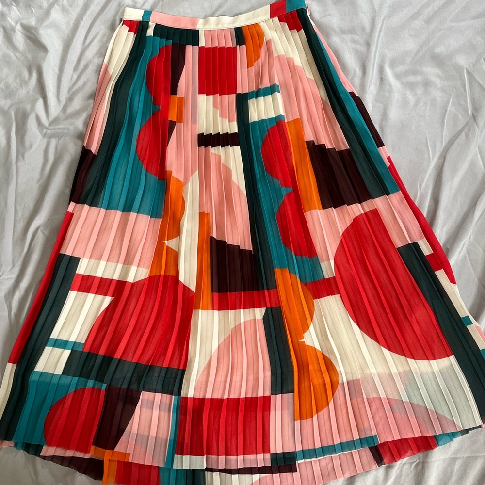 Anthropologie Maeve Aurelia A-Line Midi Skirt